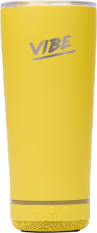 Vibe Speaker Vibe 18oz Tumbler With Bluetooth Speaker - Yellow