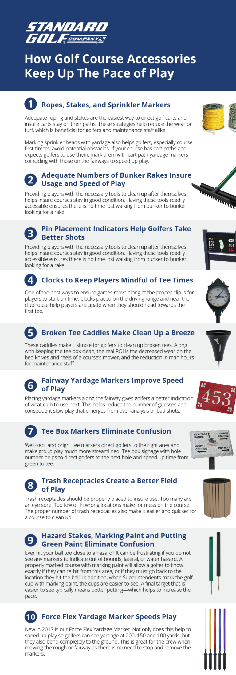 How Golf Course Accessories Speed Up The Pace of Play Standard Golf